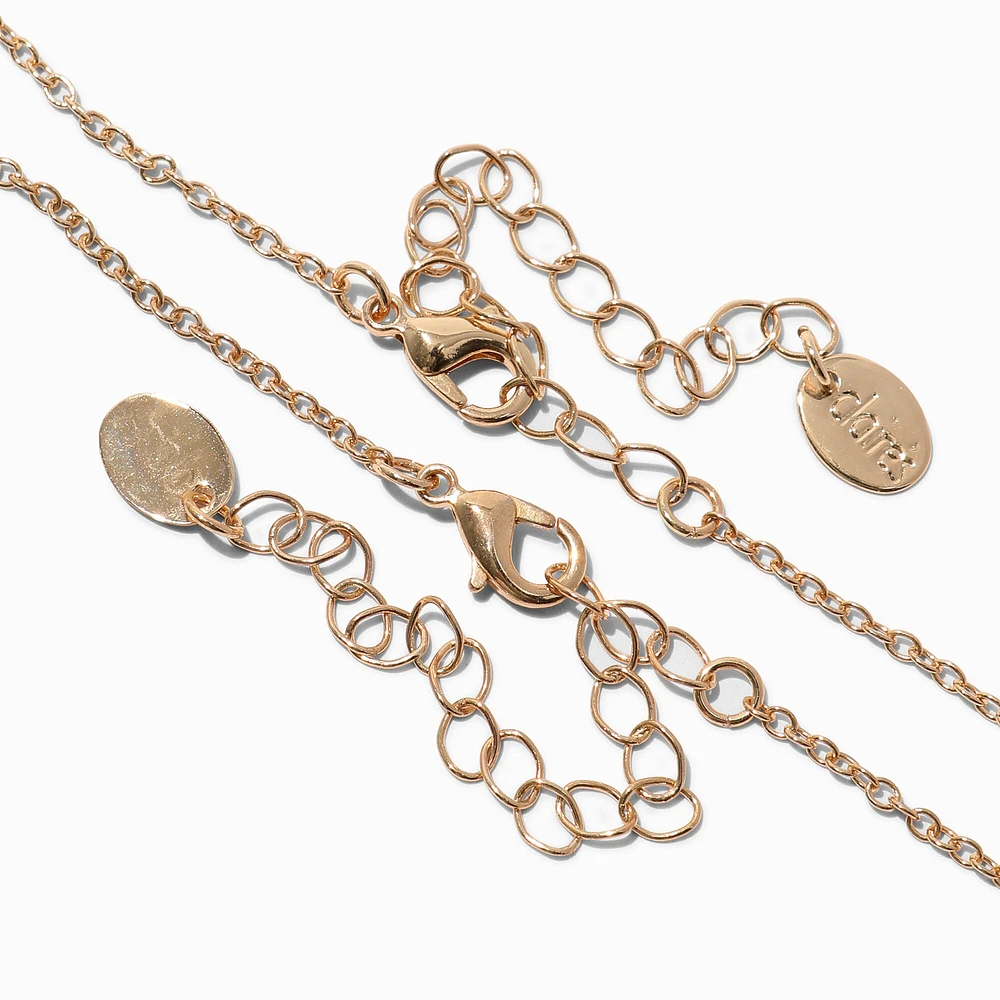 Best Friends Ombré Heart Pendant Necklaces