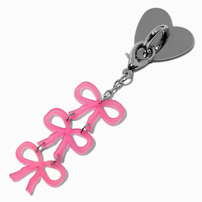Pink Bows Sticker Tumbler Charm