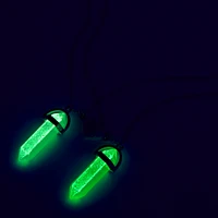 Best Friends Glow the Dark Mystical Gem Pendant Necklaces - 2 Pack