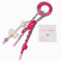 T H E M E x Claire's Pink Bow Cluster Keychain