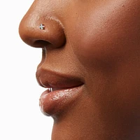 20G Mixed Metal Stainless Steel Cubic Zirconia Nose Studs - 12 Pack