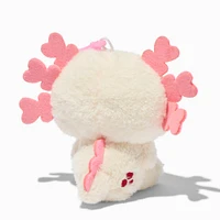 #Plush Goals by Cuddle Barn® Claire's Exclusive 5'' Perla the Precious Axolotl Plush Bag Clip