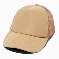 DIY Tan Trucker-Style Hat