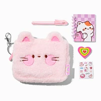 Pink Cat 4'' Mini Bag Stationery Set