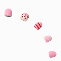 Claire's Club Cupcake Press On Vegan Faux Nail Set - 10 Pack
