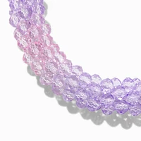 Claire's Club Pink & Purple Textured Stretch Bracelet