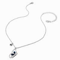 Best Friends Split Turquoise Butterfly Pendant Necklace Set - 2 Pack