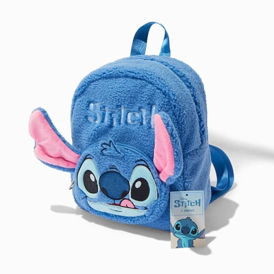 Disney Stitch Claire's Exclusive Furry Backpack