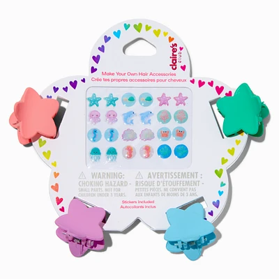 Claire's Club Do-It-Yourself Beach Hair Claw Set