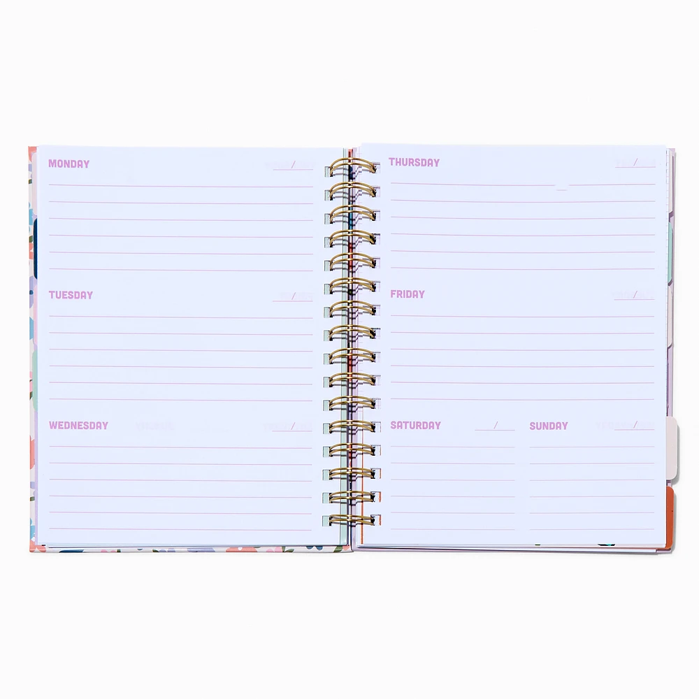 "Good Days Ahead" Floral Weekly Planner