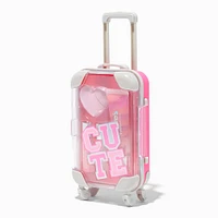 Pink Varsity Cute Luggage Lip Gloss Set
