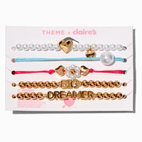 T H E M E x Claire's ''Big Dreamer'' Beaded Bracelet Set - 5 Pack