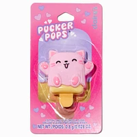 Pucker Pops® Pink Happy Cat Lip Gloss - Cotton Candy