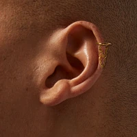 Gold-tone Stainless Steel Chain 18G Cartilage Hoop Earring