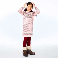 Wild Flower Knit Dress 3-6y