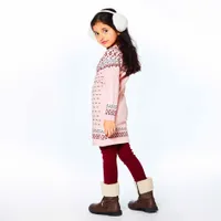 Wild Flower Knit Dress 3-6y