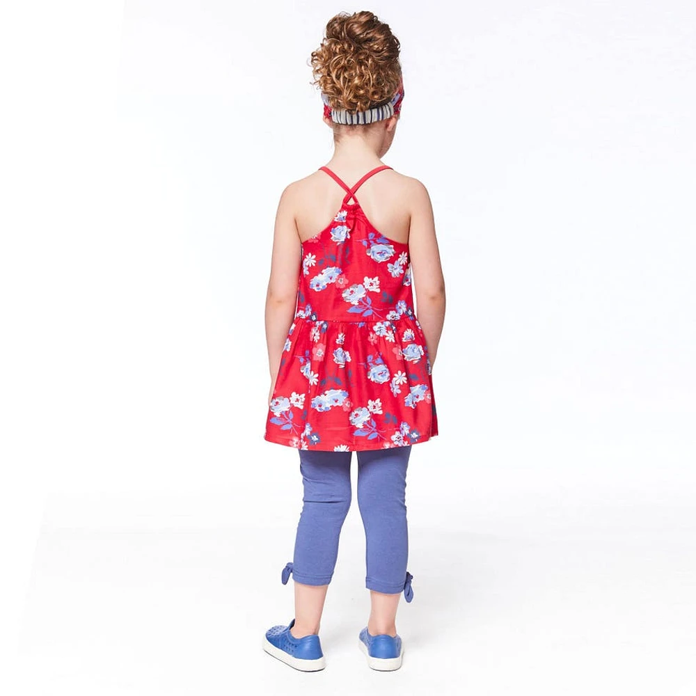 Tunique Fleurs Bleues 3-6ans