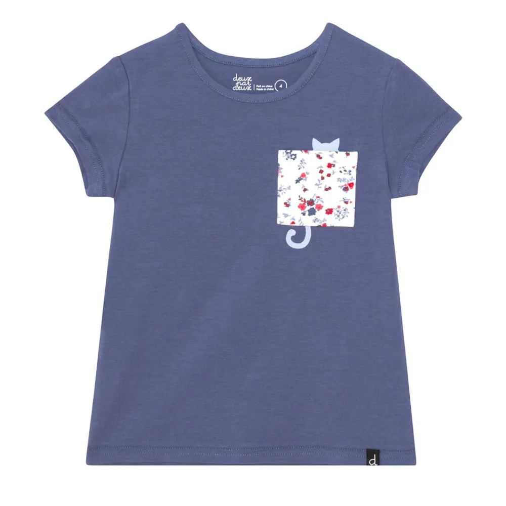 Flowers Pocket T-Shirt 3-6y