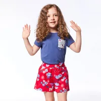 Flowers Pocket T-Shirt 7-10y