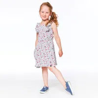 Blue Flowers Dress 7-10y