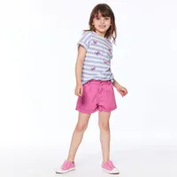 Butterfly Striped T-Shirt 3-6y