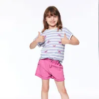 Butterfly Striped T-Shirt 3-6y