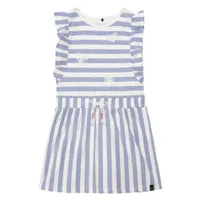 Butterfly Striped Dress 3-6y