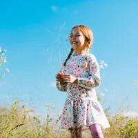 Spring Flower Dress 3-6y