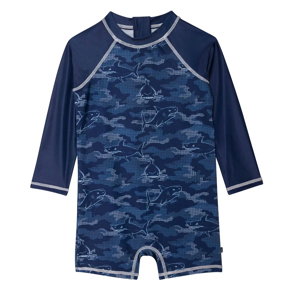 Maillot UV Une Pièce Requin 2-6ans