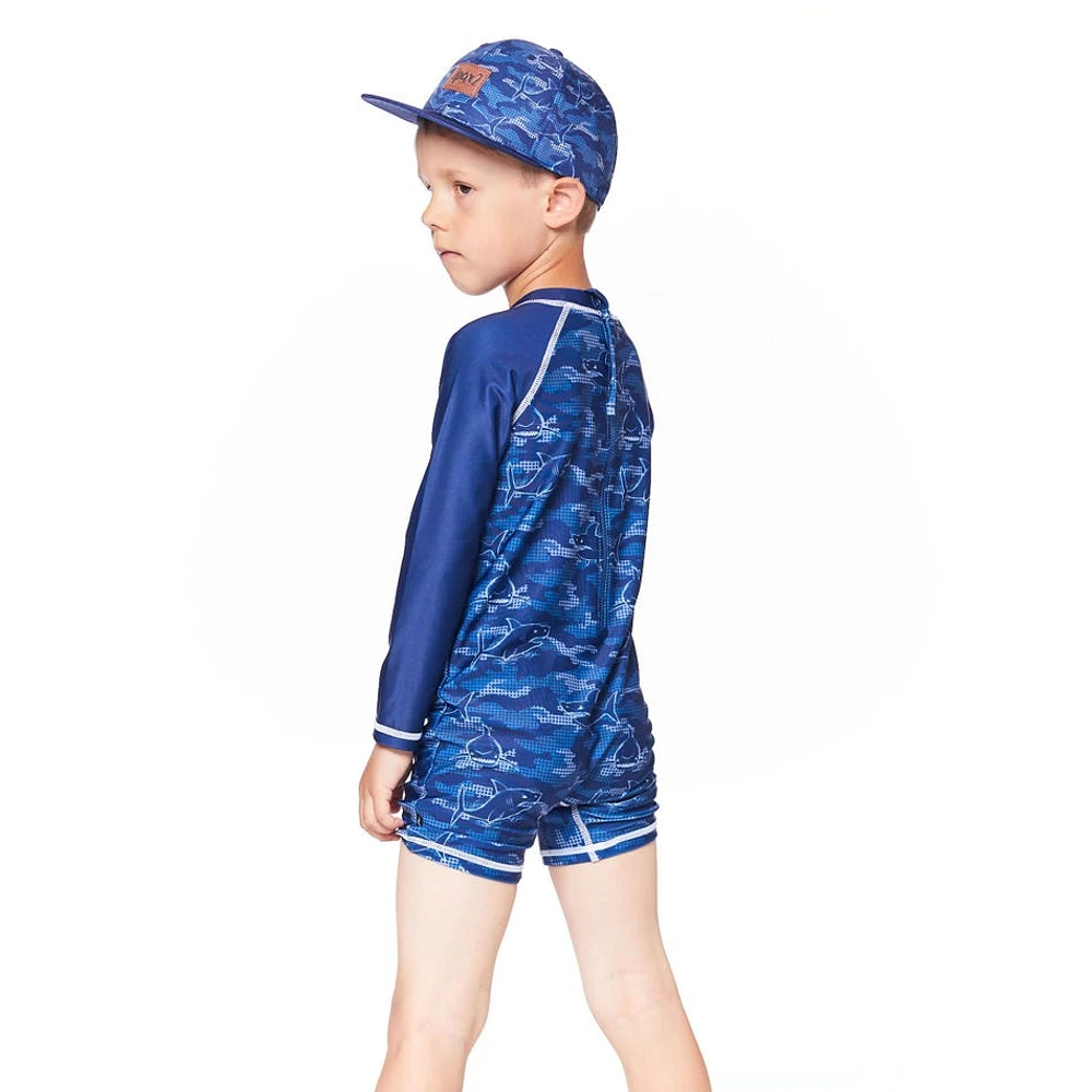 Maillot UV Une Pièce Requin 2-6ans