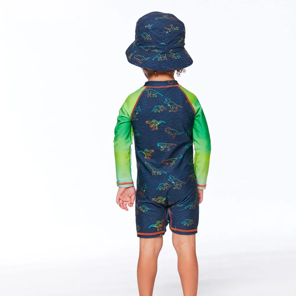 Dino One Piece Rashguard 3-24m