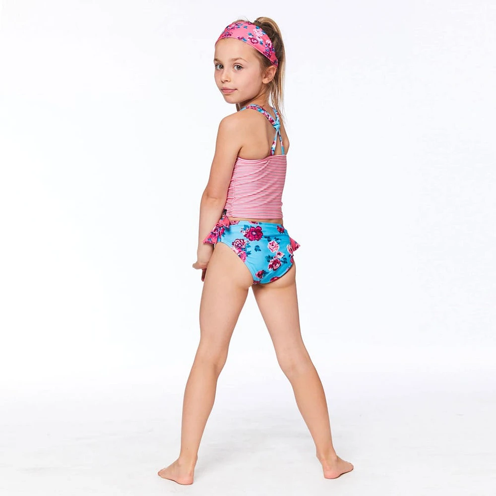 Tankini UV Fleurs 7-12ans