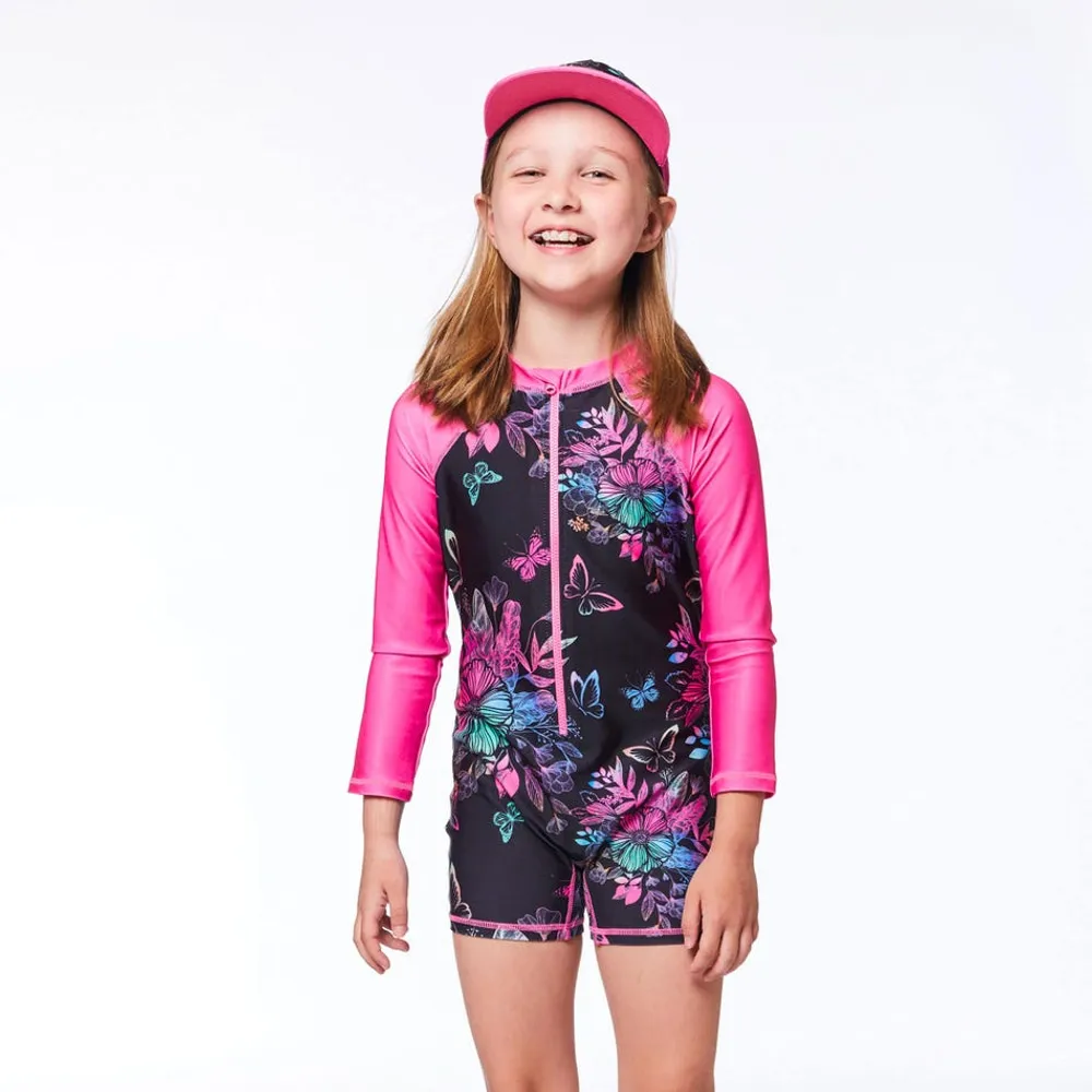 Maillot UV Une Pièce Arc-en-Ciel 2-6ans