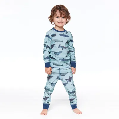 Whales Pajamass 7-10y