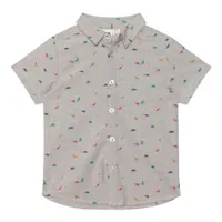 Little Dino Shirt 3-6y