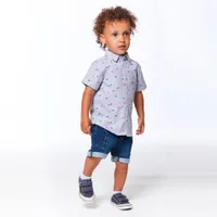 Little Dino Shirt 3-6y