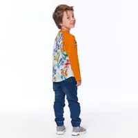 Little Dino Raglan T-Shirt 3-6y