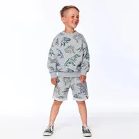 BOYS Dino Sweatshorts 3-6y