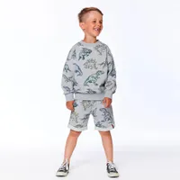 BOYS Dino Sweatshorts 3-6y