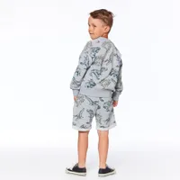 BOYS Dino Sweatshorts 3-6y