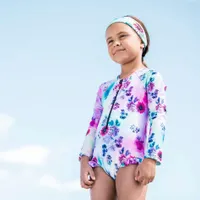 Tie Dye One Piece Rashguard 7-12y