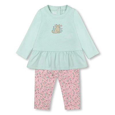 Home Cats Tunic Set 6-24m