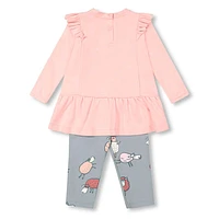 Wool Ball Tunic Set 6-24m