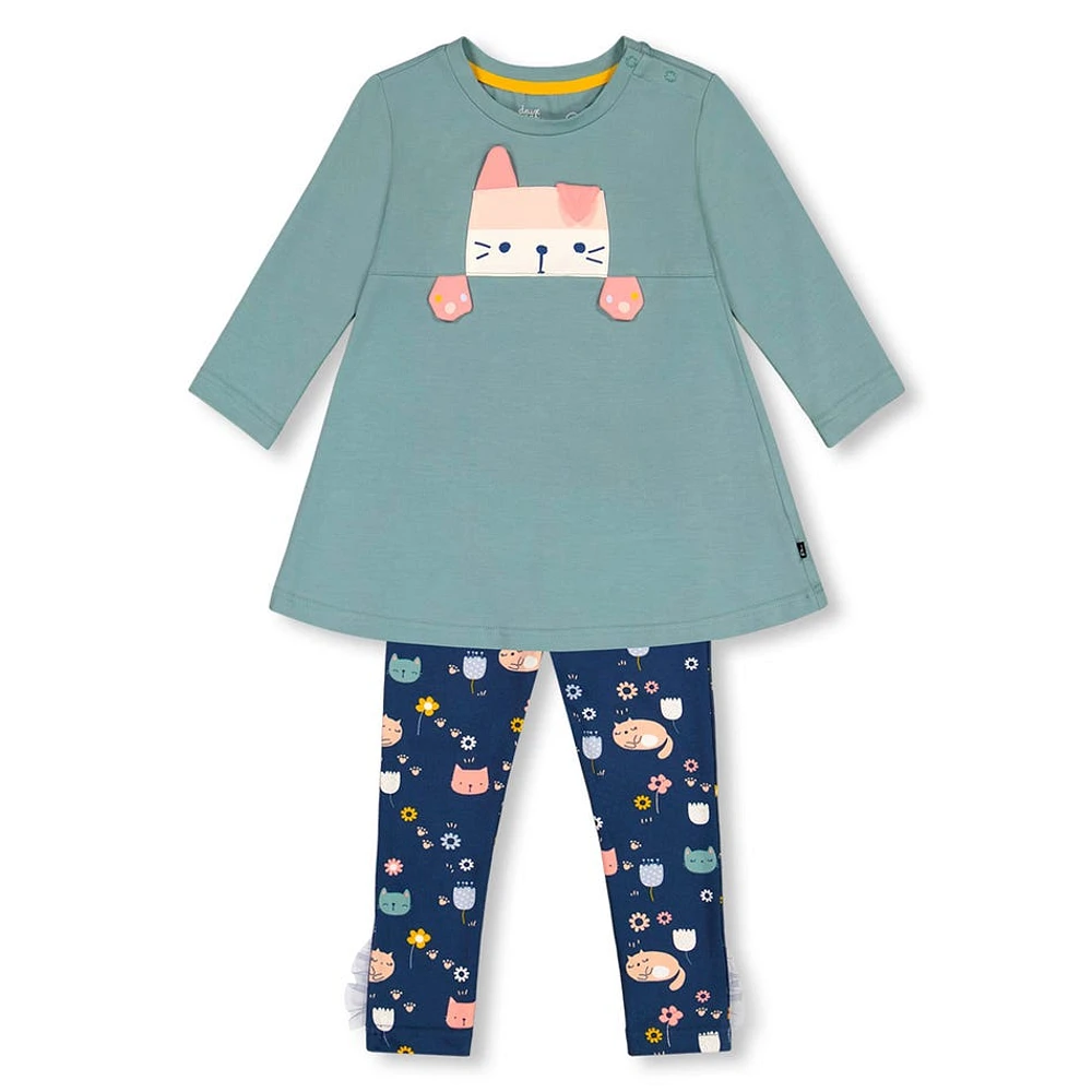 Charming Cats Tunic Set 12-24m