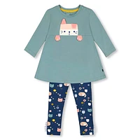 Charming Cats Tunic Set 12-24m