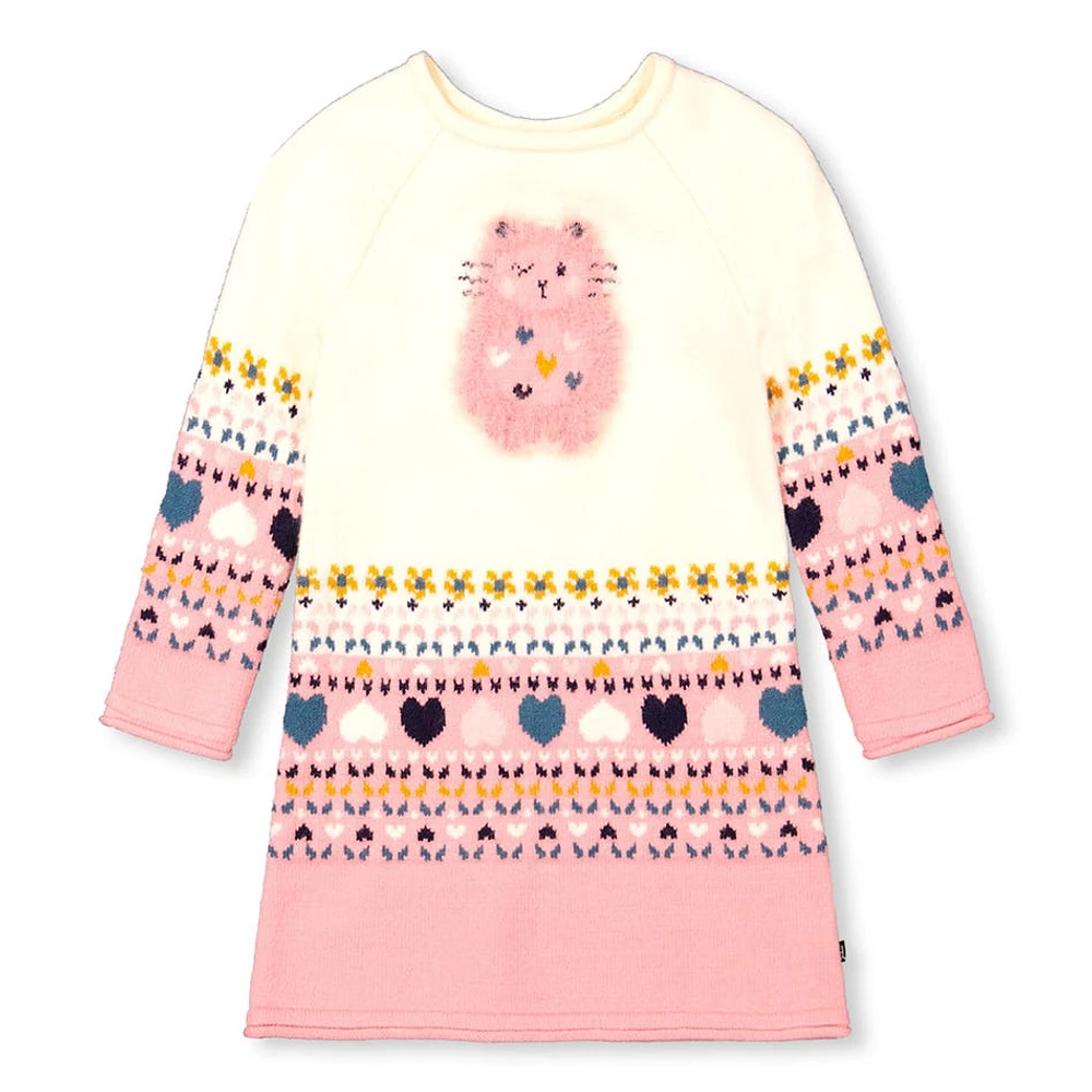 Cats Knit Dress 12-24m