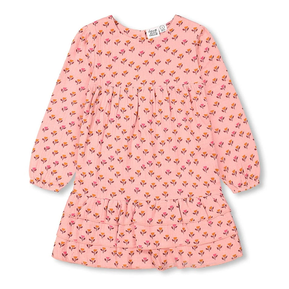 Robe Fleurs Hérisson 3-6ans