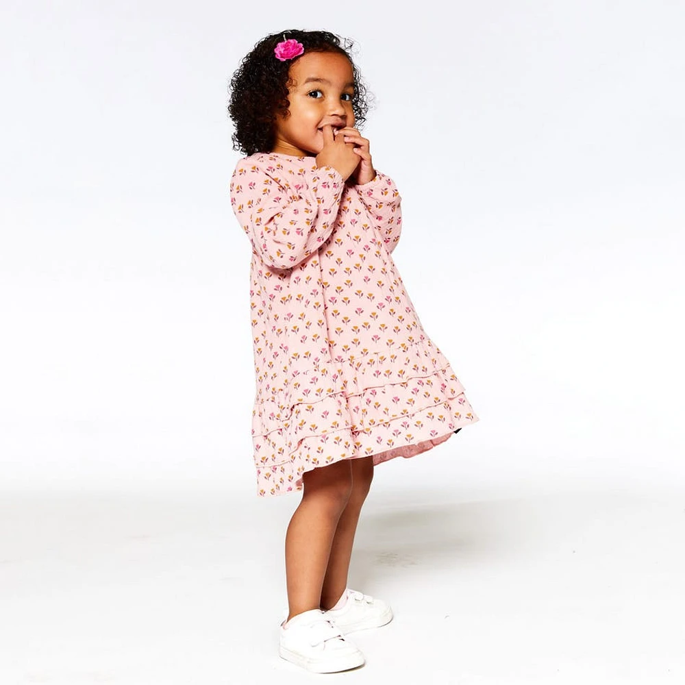 Robe Fleurs Hérisson 3-6ans