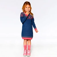 Winter Garden Knit Dress 3-6y