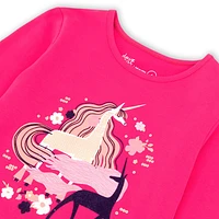 Unicorn Long Sleeves T-Shirt 3-6y